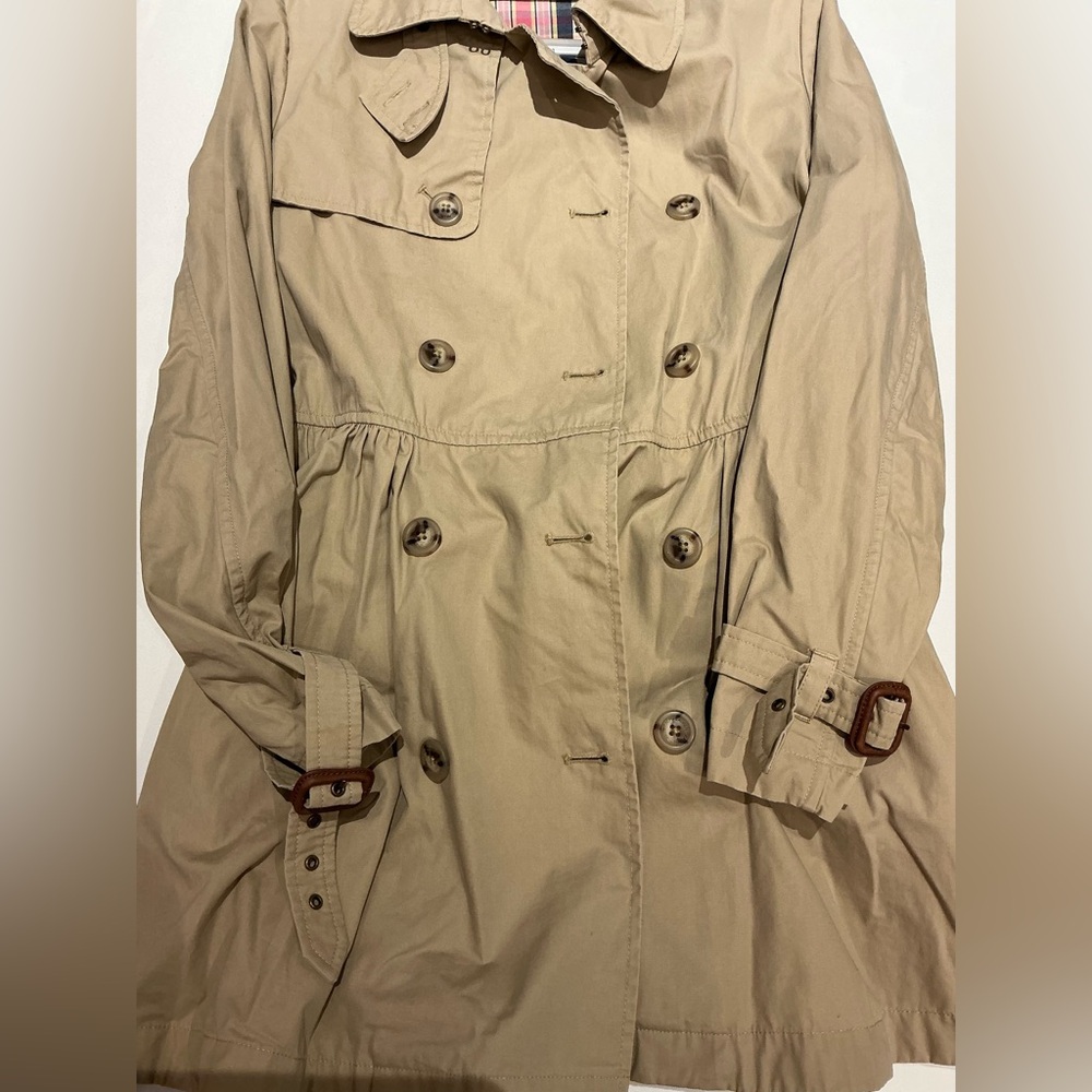 Ralph Lauren Beige Belted Trench Coat - Picture 8 of 9
